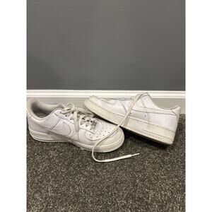 Nike Air Force 1 Low White Athletic Shoes Sneakers‎ 315115-112 Women’s Size 8